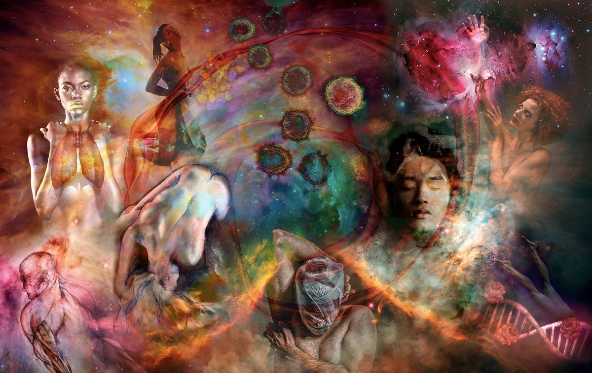 Susan Oakes 的"照片合成艺术"作品。据 Oakes 说,教授这类创作的 Photoshop 课程突然无人问津了。